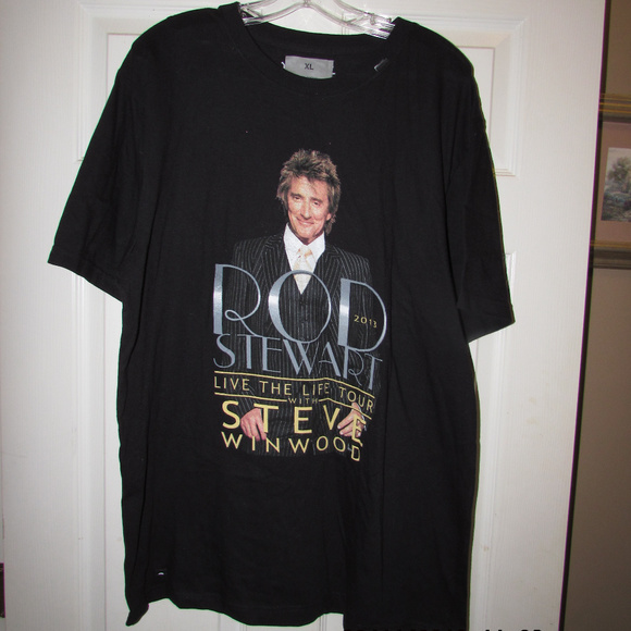 Rod Stewart 2013 Live Life Tour Concert Shirt XL - Picture 1 of 8